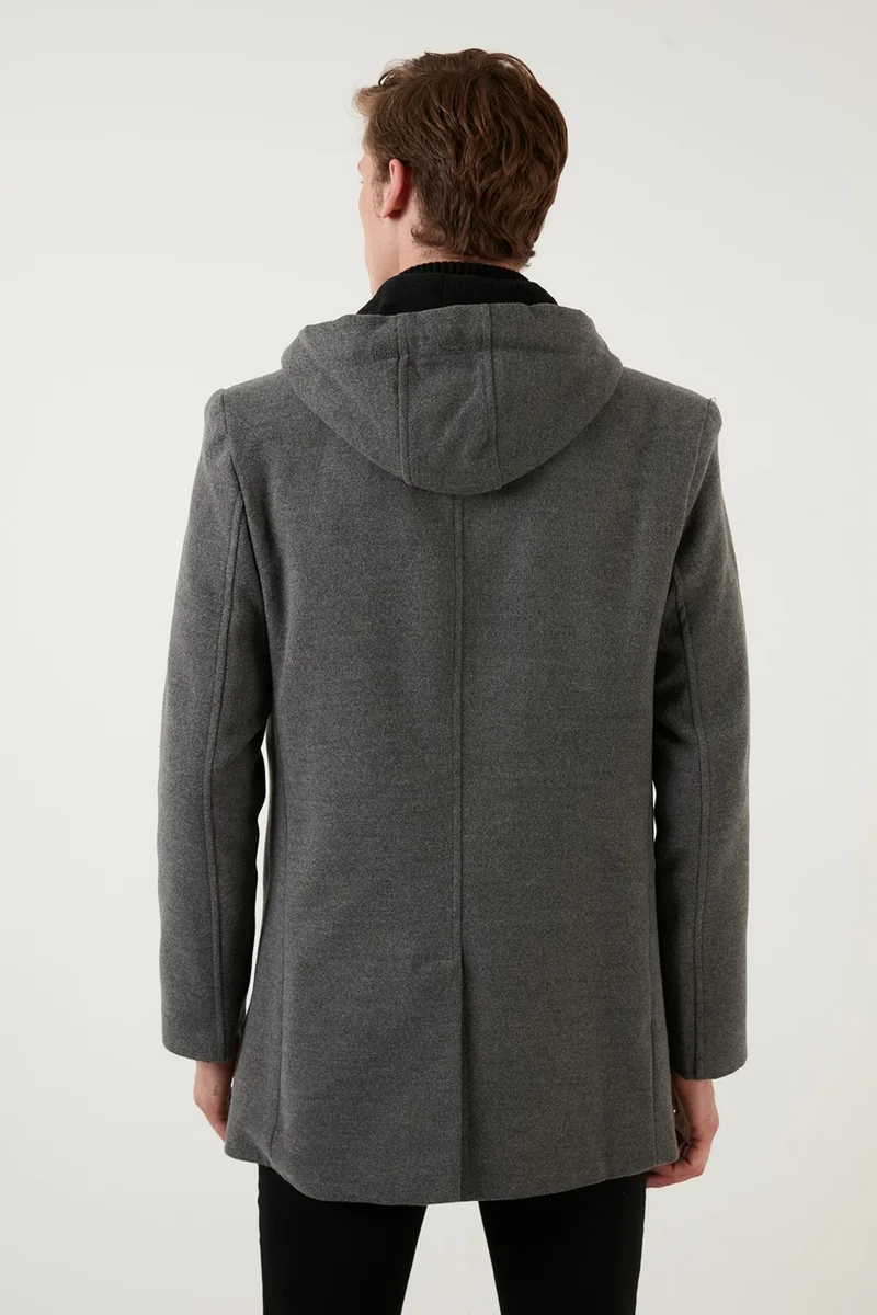 Buratti Removable Hooded Melted Slim Fit Cashew Coat Men'S COAT 5841013