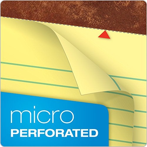 TOPS The Legal Pad Writing Pads, 5" x 8", Jr. Legal Rule, Canary Paper, 50 Sheets, 5 Pack (75017) - Image 4