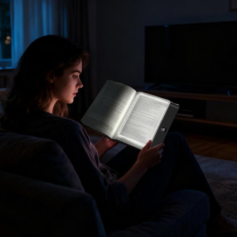 Portable Book LED - Clip On Lamp 3 Modes Adjustable Brightness, Long Lasting Eye Protection Flexible Design, Night for Books | Bedroom Office Dormitory Travel - Image 2