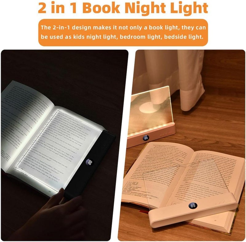 Portable Book LED - Clip On Lamp 3 Modes Adjustable Brightness, Long Lasting Eye Protection Flexible Design, Night for Books | Bedroom Office Dormitory Travel - Image 4