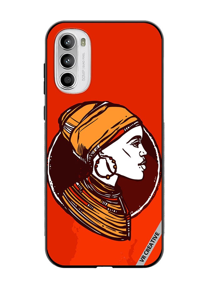 VR CREATIVE Protective Case Cover For Motorola Moto G82 African Woman Design Multicolour - Image 1