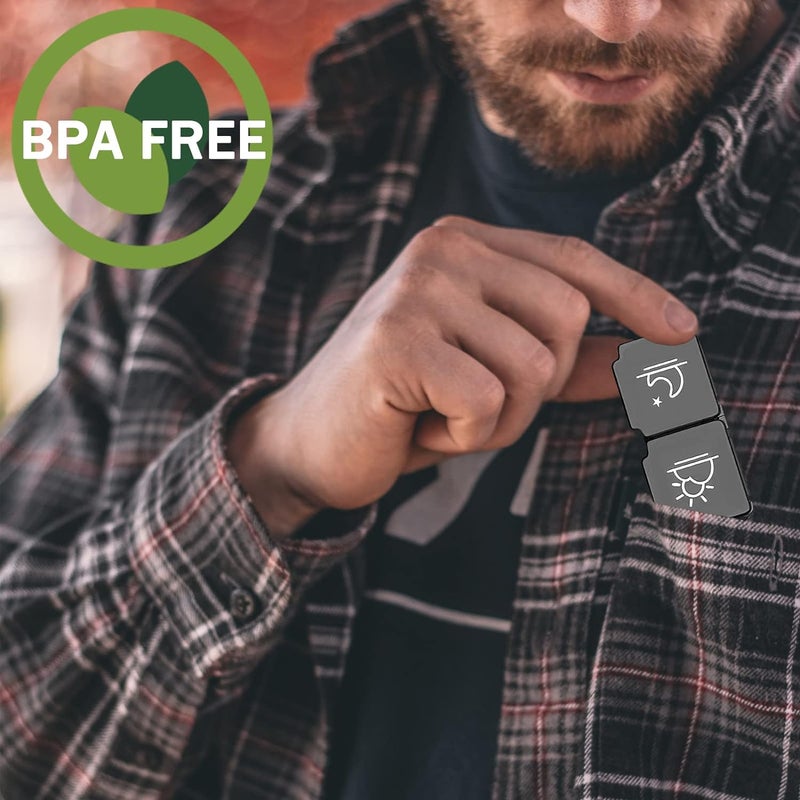 30-Day Pill Organizer: BPA-Free Black PP & ABS Material, Extra-Large Compartments - Easy To Disassemble Monthly Medication Box for Daily Use Travel & Regular Medication Users - Image 5