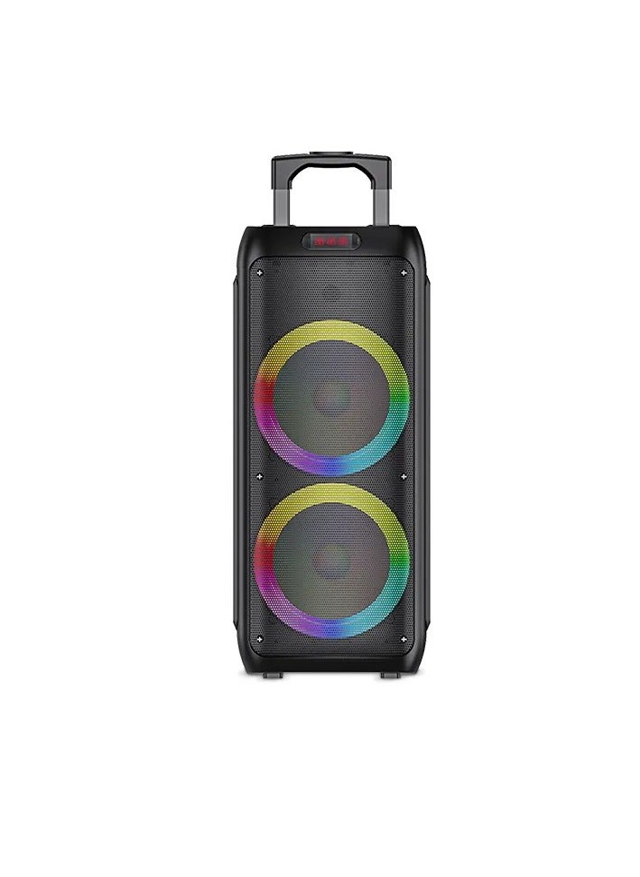 Generic - Portable Wireless Speaker ModelPART BOX310 - 3600mAh Rechargeable Battery, Bluetooth, Dynamic Lighting, Transport Wheels - Image 1
