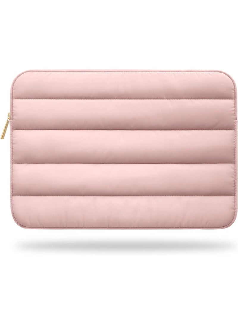 Laptop Sleeve 13-14 Inch Laptop Sleeve Beige Laptop Sleeve for Women Cute Carrying Case Laptop Cover for MacBook Pro 14 Inch Laptop Sleeve MacBook Air M2 Sleeve 13 Inch iPad Pro 12.9 - Image 1