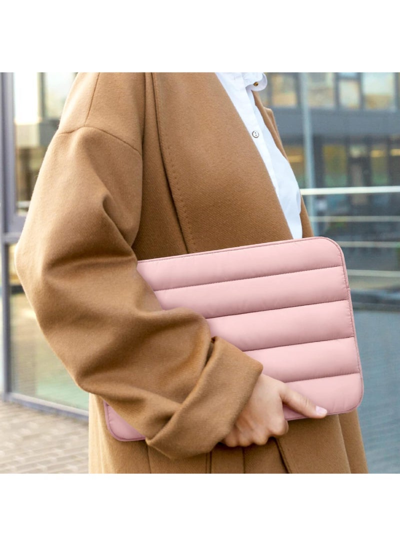 Laptop Sleeve 13-14 Inch Laptop Sleeve Beige Laptop Sleeve for Women Cute Carrying Case Laptop Cover for MacBook Pro 14 Inch Laptop Sleeve MacBook Air M2 Sleeve 13 Inch iPad Pro 12.9 - Image 5