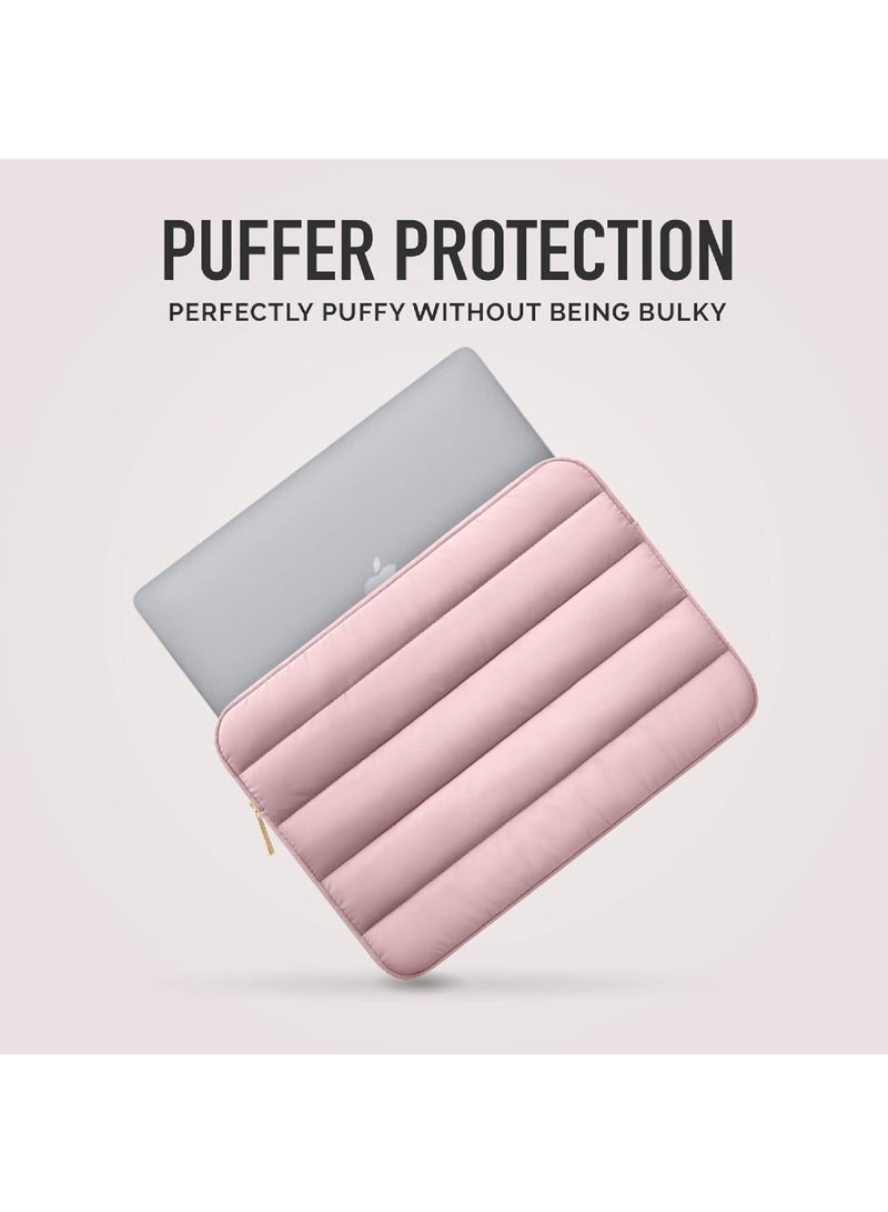 Laptop Sleeve 13-14 Inch Laptop Sleeve Beige Laptop Sleeve for Women Cute Carrying Case Laptop Cover for MacBook Pro 14 Inch Laptop Sleeve MacBook Air M2 Sleeve 13 Inch iPad Pro 12.9 - Image 2