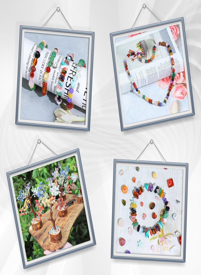 Clearain Beads for Jewelry Making, 450pcs Mixed Natural Stone Beads Bulk for DIY Bracelet Earrings Necklace Multicolor Cris Beads - Image 5