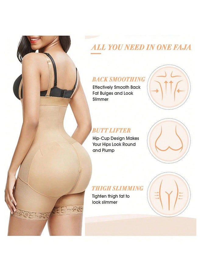 Beauenty Body Shaper Waist Shapewear, Body Lifting Corsets Compression Corset After Body Sculpting Operations Surgery and Childbirth with Control Straps and a Zipper at crotch - Image 2