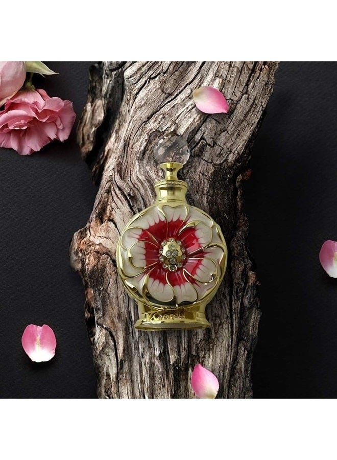 SWISS ARABIAN ليالي روج - منتجات فاخرة من دبي - زيت عطر شخصي يدوم ويثير الإدمان - عطر مغري، توقيع مميز - الرائحة الفاخرة للعربية - 0.5 أونصة - Image 3