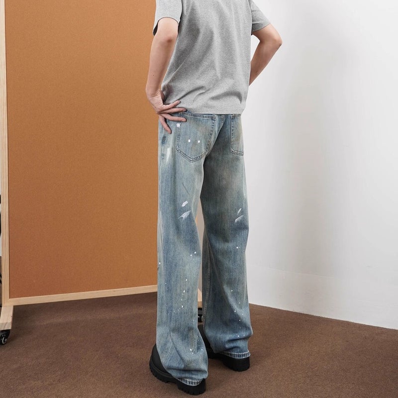 Unisex Classic Denim Jeans Loose Fit Daily Outdoor Wear - Image 4