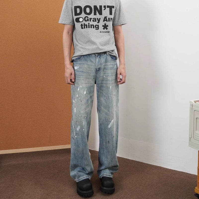 Unisex Classic Denim Jeans Loose Fit Daily Outdoor Wear - Image 5