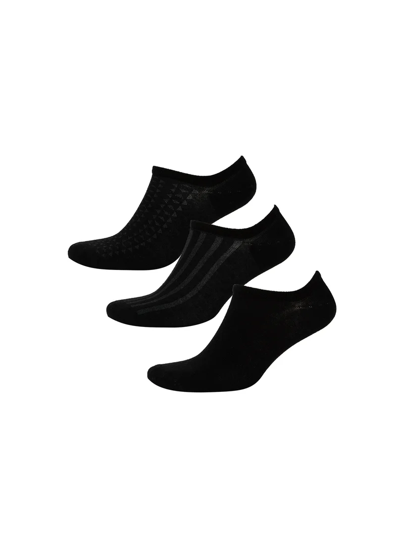 ديفاكتو Invisible 3-Pack Bamboo Sneaker Socks (41/44)