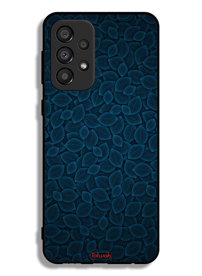 Tolwak Samsung Galaxy A33 5G Protective Case Cover Digital Art Leaves Pattern - Image 1