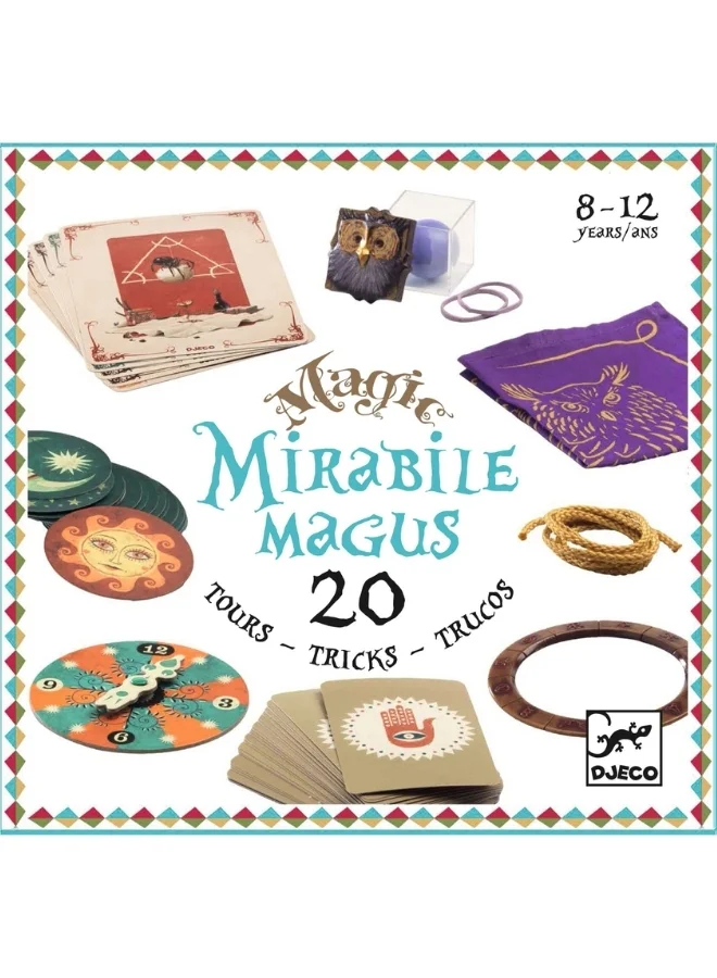 DJECO Mirabile Magus - 20 Magic Tricks