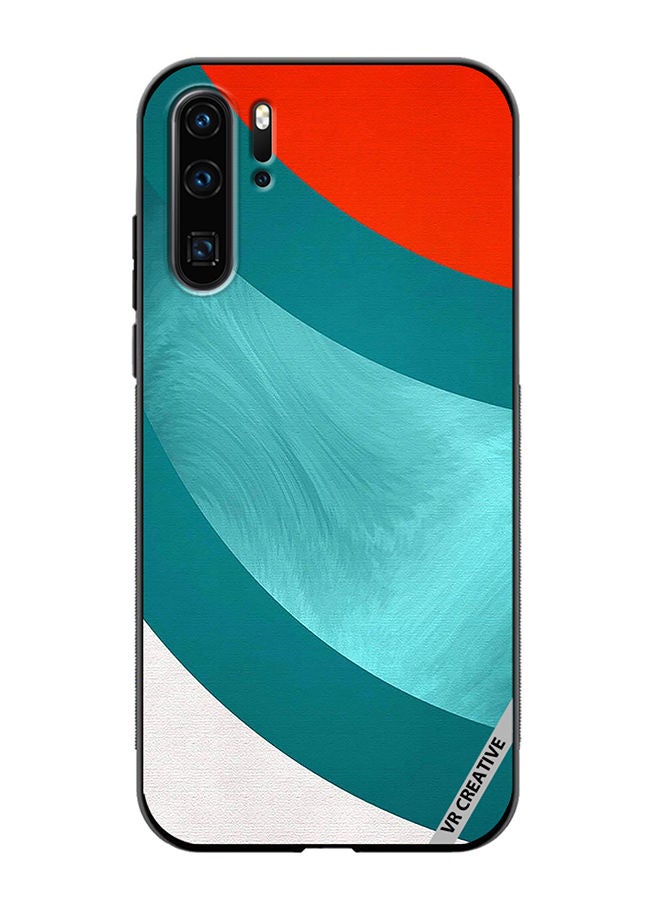 VR CREATIVE Protective Case Cover For Huawei P30 Pro Abstract Layers Design Multicolour - Image 1