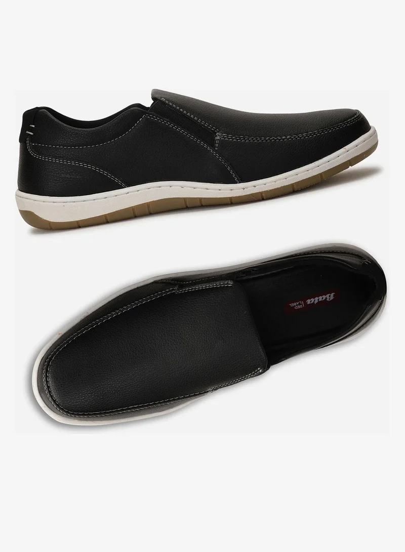 Bata Black Casual Slip-On Shoes for Men | Best Price UAE