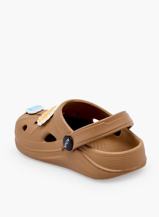 Aqua Boys Bear Jibbitz Clogs - Image 5