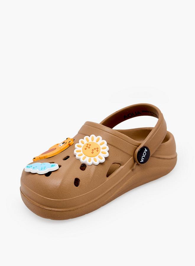 Aqua Boys Bear Jibbitz Clogs - Image 4