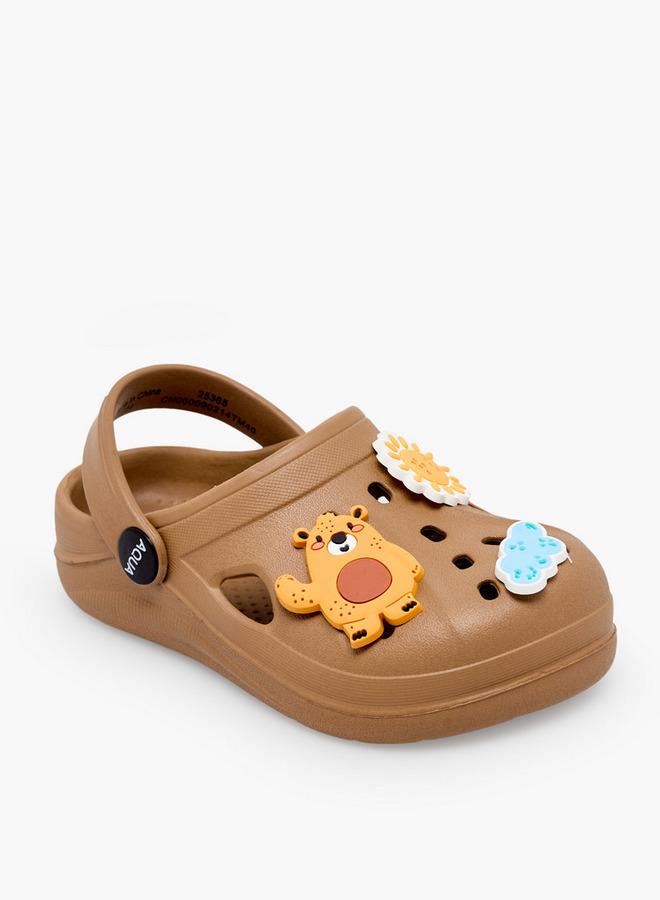 Aqua Boys Bear Jibbitz Clogs - Image 2
