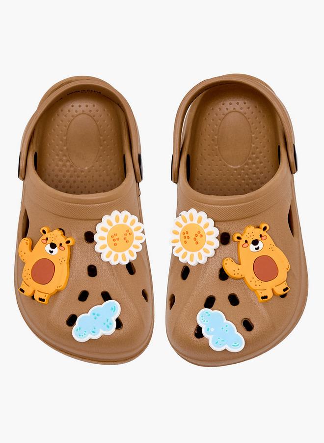 Aqua Boys Bear Jibbitz Clogs - Image 3