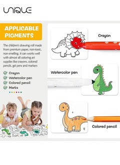 Unique 30X300cm Drawing Paper Roll for Kids, Coloring Paper Roll Painting Drawing Color Filling Paper, Coloring Poster Drawing Roll Coloring Book DIY Arts Crafts for Preschool Kindergarten Classroom  - Image 5
