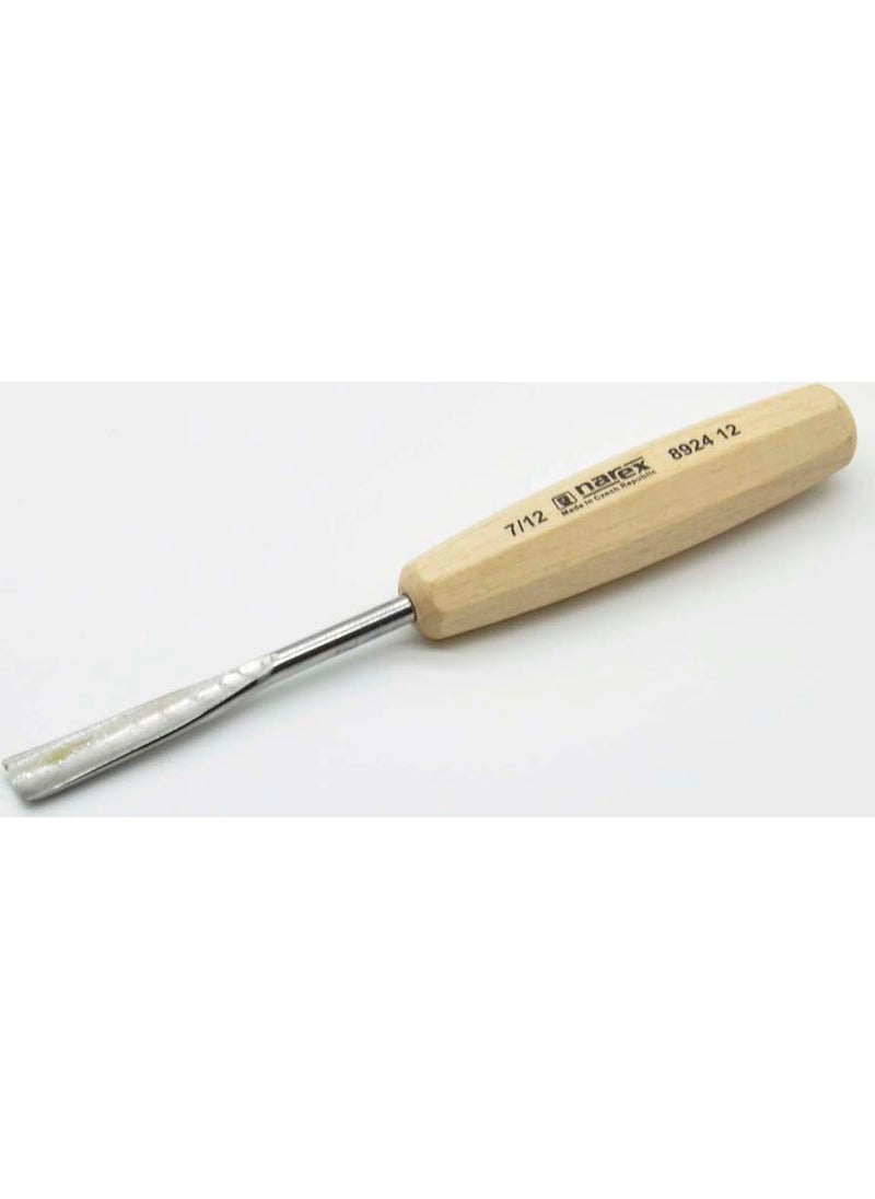 NAREX 892412 Wood Line Standard Slotted Mouth Carving Chisel 12X90 Mm  - Image 1