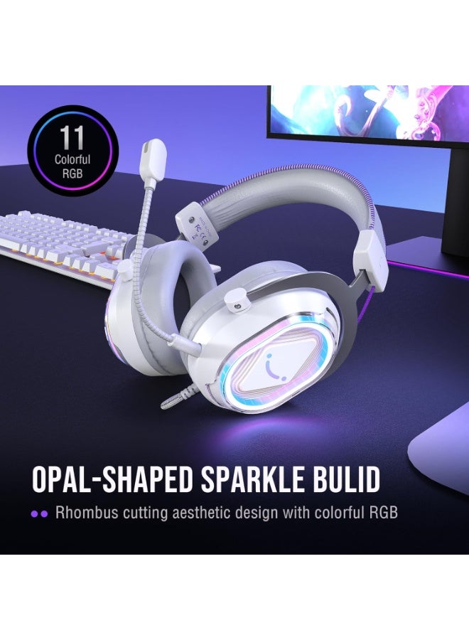 فيفين سماعة الألعاب H13 AmpliGame USB - صوت محيطي 7.1 مع ميكروفون مانع للضوضاء وتوازن بين اللعب والدردشة - Image 4