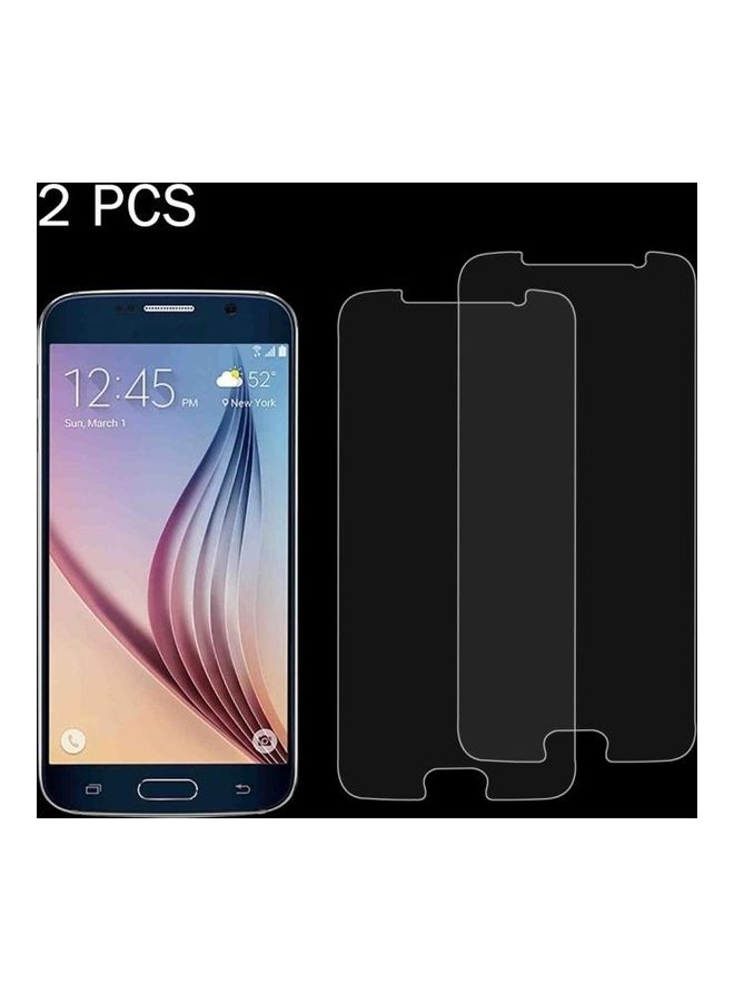 BGM 2-Piece 9H Surface Hardness And 2.5D Explosion-Proof Tempered Glass Film Screen Protector For Samsung Galaxy S6/G920 Clear - Image 3