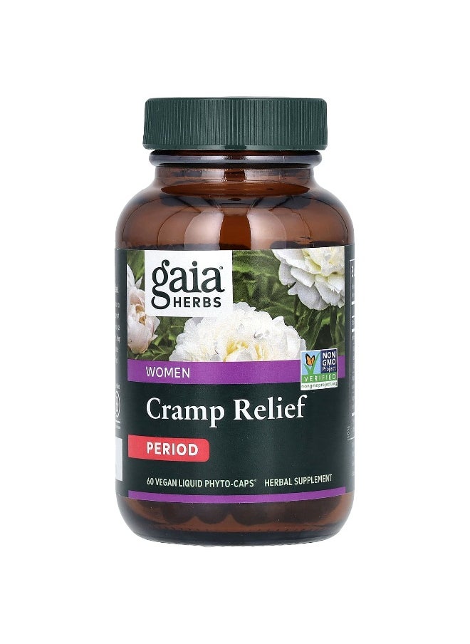 Gaia Herbs - Gaia Herbs, Women, Cramp Relief, Period, 60 Vegan Liquid Phyto-Caps - Image 1