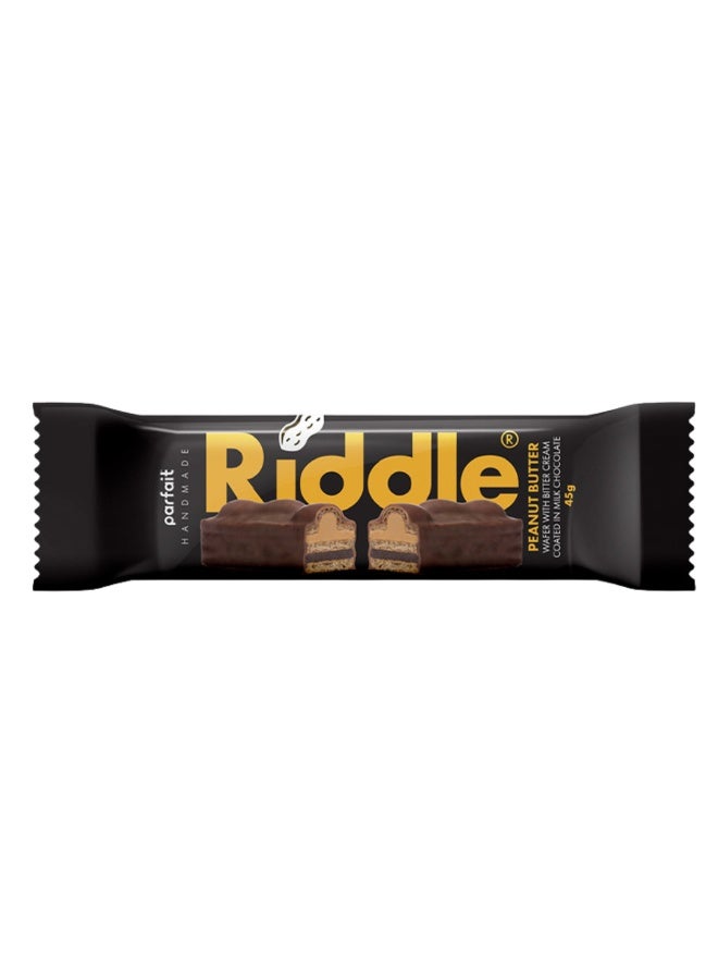 Riddle Peanut Butter Wafer with Bitter Cream Pack of 15 x 45 g - Image 2