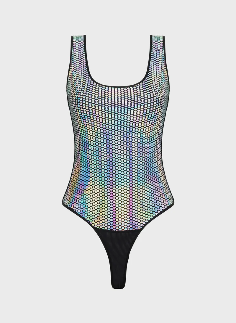 Nocturne Strappy Scoop Bodysuit