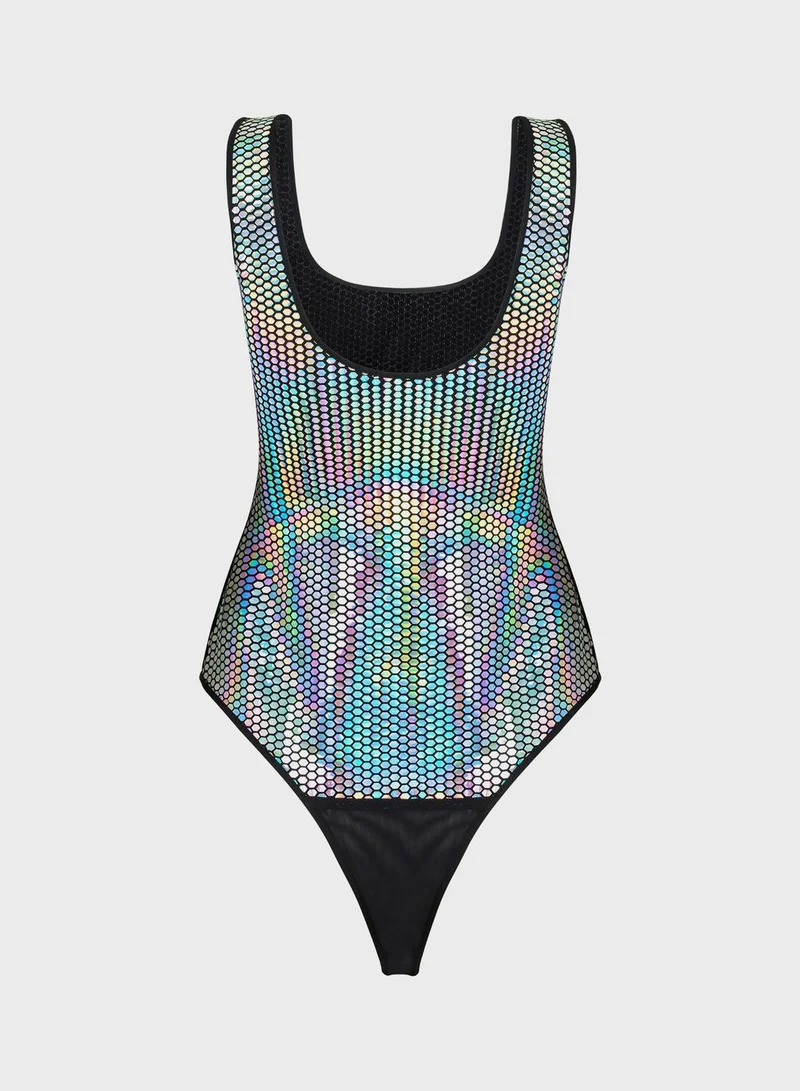 Nocturne Strappy Scoop Bodysuit