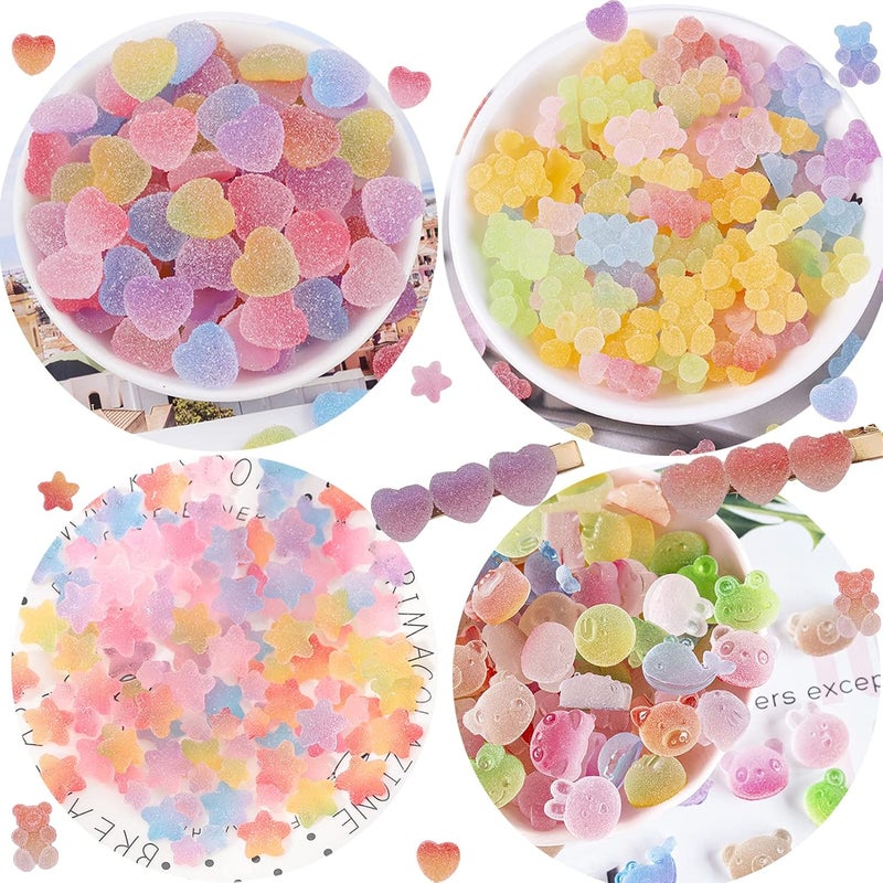Tmtains Slime Charms Kawaii Resin Charms 3D Cute Nail Charm Mini Flatback Luminous Animal Charm Bulk Resin Jewelry Making Turtle Embellishments Supplies for Cell Phone Scrapbooking DIY Crafts - Image 1