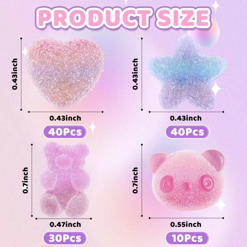 Tmtains Slime Charms Kawaii Resin Charms 3D Cute Nail Charm Mini Flatback Luminous Animal Charm Bulk Resin Jewelry Making Turtle Embellishments Supplies for Cell Phone Scrapbooking DIY Crafts - Image 5