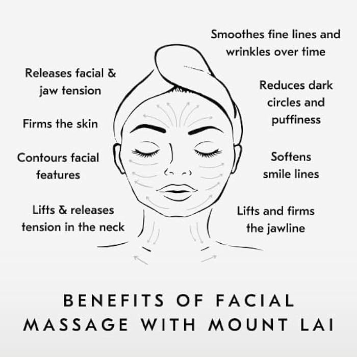 Mount Lai Jade Gua Sha Facial Tools, Jade Roller and Gua Sha Facial Tools Set, Guasha Tool for Face to Relieve Muscle Tension and Reduce Puffiness, Anti Aging Skin Care Sets for Women - Image 3