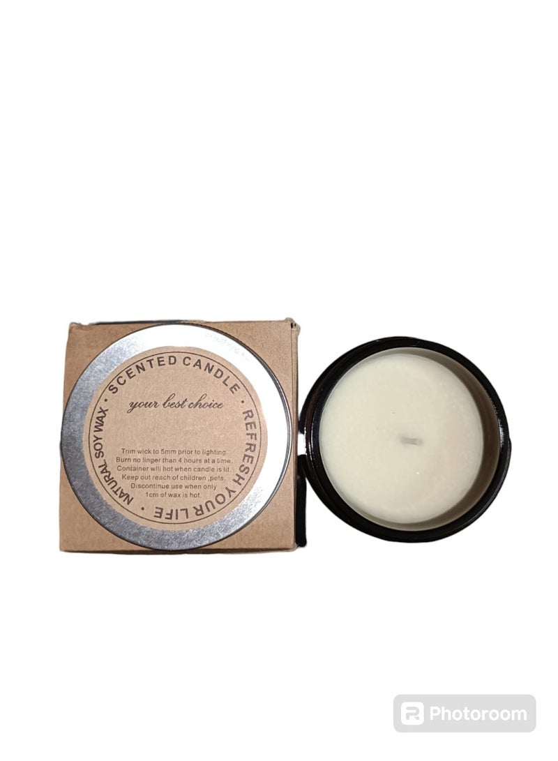 ديليكت شمعة معطرة برائحة شمع الصويا الطبيعي والزيوت العطرية النقية - جرس الرياح الأزرق 428 جم - Image 2