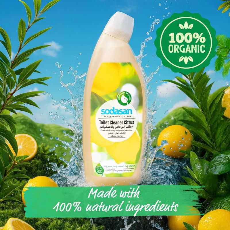 sodasan 100% Natural Citrus Toilet Cleaner 750ml - Image 4