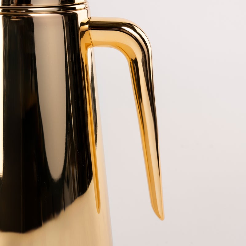 Dallaty set of 2 steel vacuum flask gold 1.0L and 1..3L - Image 4