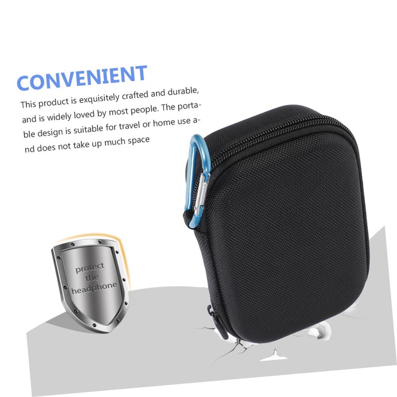 Shockproof Carrying Case Pouch For Wireless Loudspeaker Travel Organizer Black - Image 5