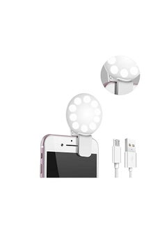 KASTWAVE Selfie Ring Clip Light Mini Selfie Light Selfie Fill Light Ring For Phone With Led Ring Light Clip On Ring Lights Bright Led Light Perfect For Photos Videos And Vlogs Ideal Gifts For Women  - Image 1