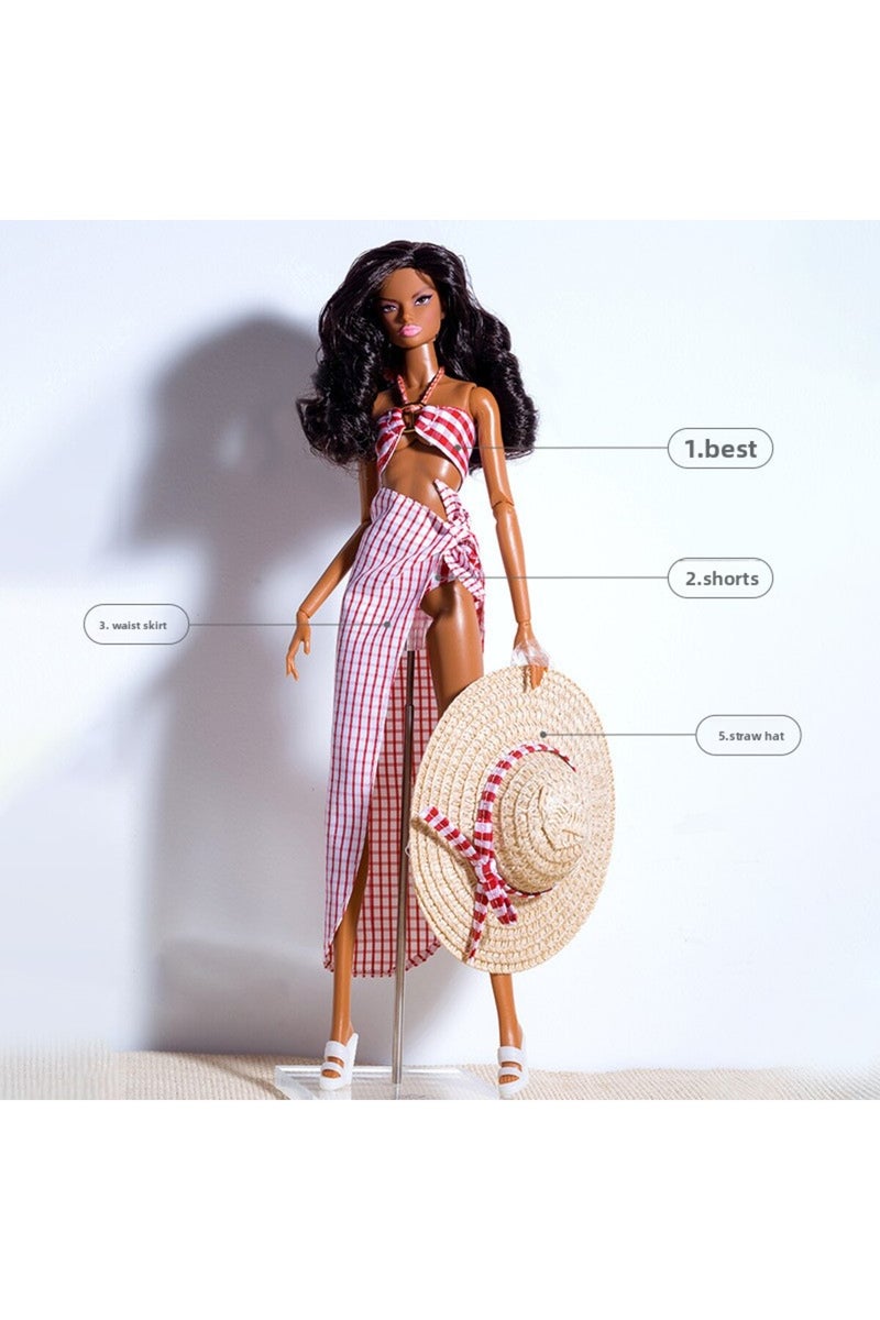 Only clothes Beach Vacation E Supermodel Doll Clothes Suit European Fashion Vacation Style Bikini Ac