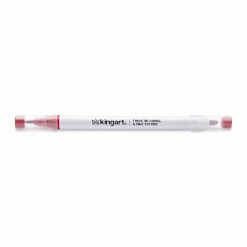 KINGART Chisel & Fine, Travel/Storage Case Dual Tip Markers, Assorted 36 Piece - Image 5