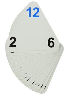 Learning Advantage 4552 The Original Triangle Flash Cards, Multiplication And Division, Grade: 2 To 6, 6.5" Height, 1.25" Width, 6.25" Length  - Image 1