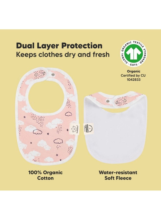 KeaBabies 8-Pack Organic Baby Bibs for Boys, Girls - Soft Cotton Drooling and Teething Baby Bibs, Baby Girl Bibs, Baby Boy Bibs, Baby Drool Bibs for Baby Girl, Boy, Newborn Infant Bibs (Sweet Charm)  - Image 3