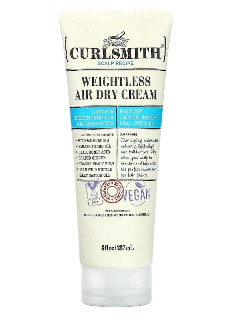 CURLSMITH كيرلسميث، كريم تجفيف هوائي خفيف، 8 أونصة سائلة (237 مل) - Image 1