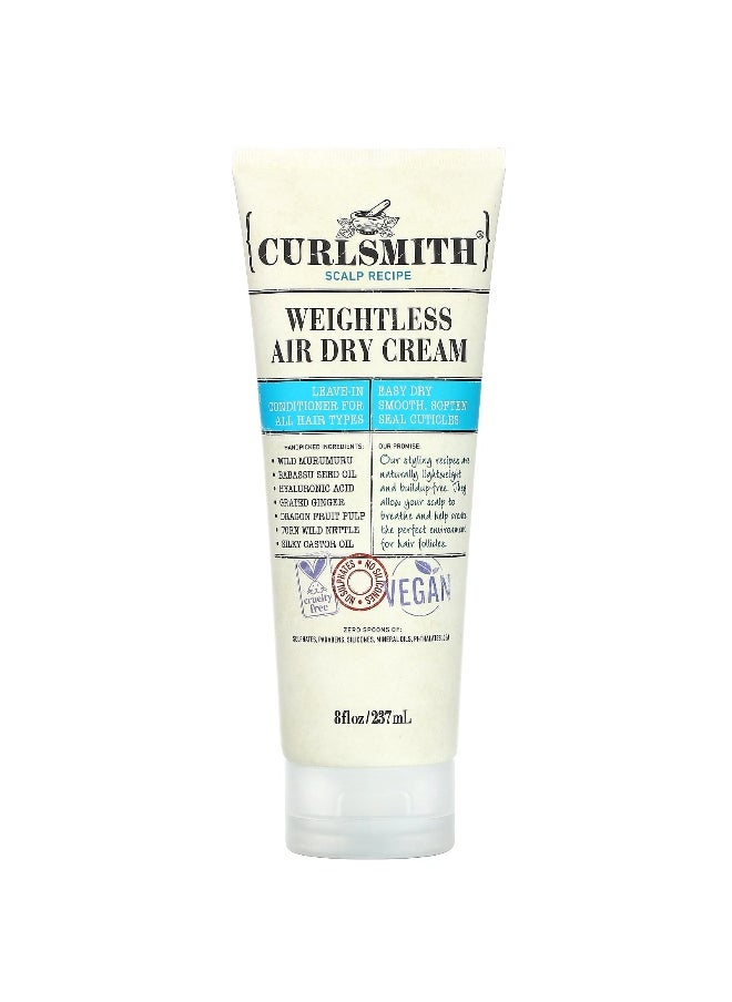 CURLSMITH - Curlsmith, Weightless Air Dry Cream, 8 fl oz (237 ml) - Image 1
