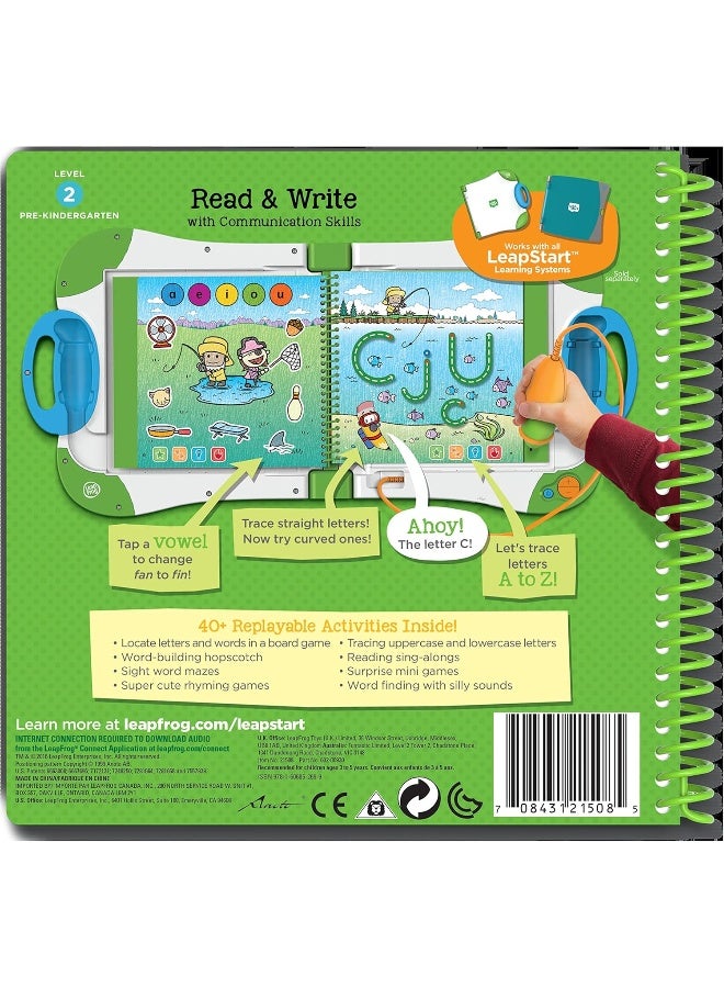 LeapFrog Leapstart Preschool Read & Write And Communication Skills Activity Book, Interactive Learning Book For Toddlers And Preschoolers,Teaches Early Reading, Writing, And Social Skills, Ages 3-6  - Image 4