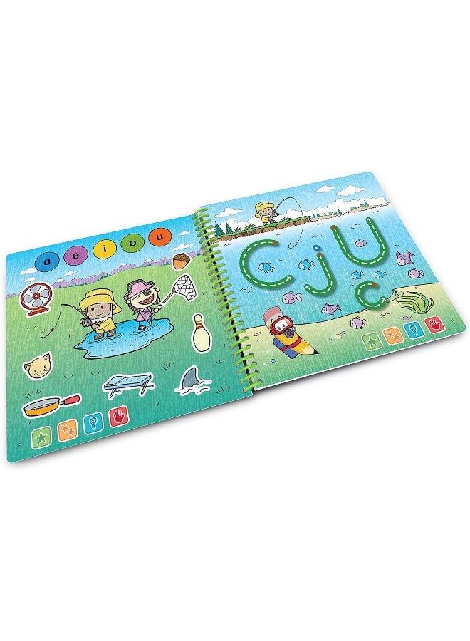 Leapstart Preschool Read & Write And Communication Skills Activity Book, Interactive Learning Book For Toddlers And Preschoolers,Teaches Early Reading, Writing, And Social Skills, Ages 3-6