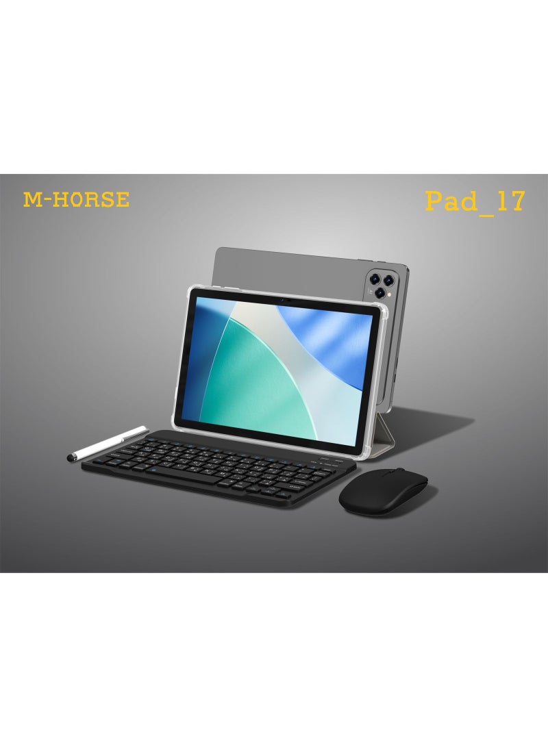 إم-هورس جهاز M-Horse 17 اللوحي (ذاكرة عشوائية 8 جيجابايت، سعة تخزين 64 جيجابايت)، شاشة 10.1 بوصة، بطارية 6000 مللي أمبير في الساعة. - Image 5