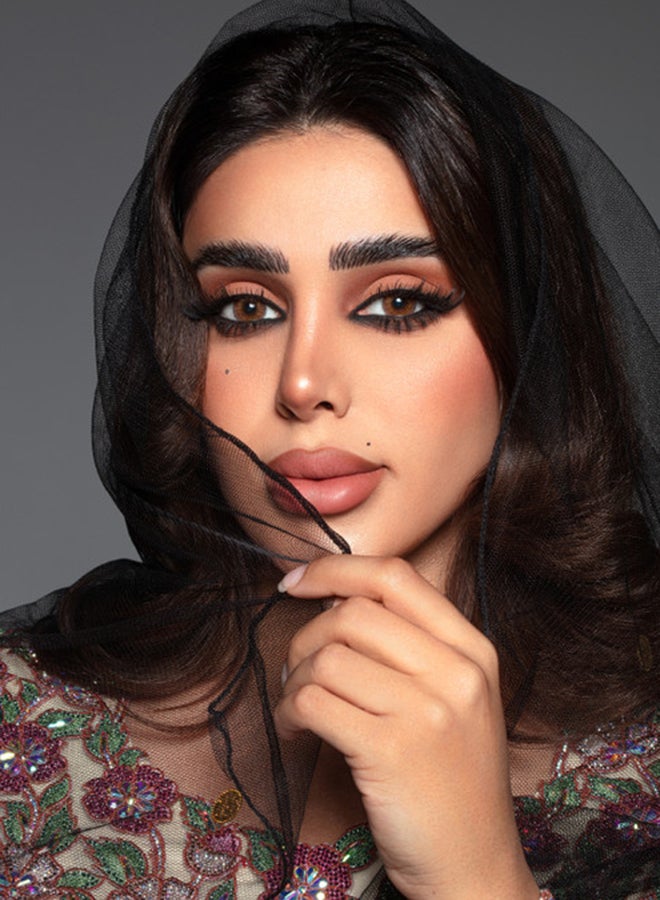Amara Unisex Ayoon Al Maha Monthly Disposable Contact Lenses, Colored Contact Lenses, Cosmetic contact lenses, Brown Contact Lenses, Pack Of 2 - Image 3